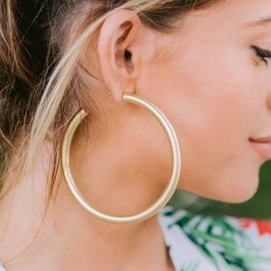 Gold Hoop Earrings